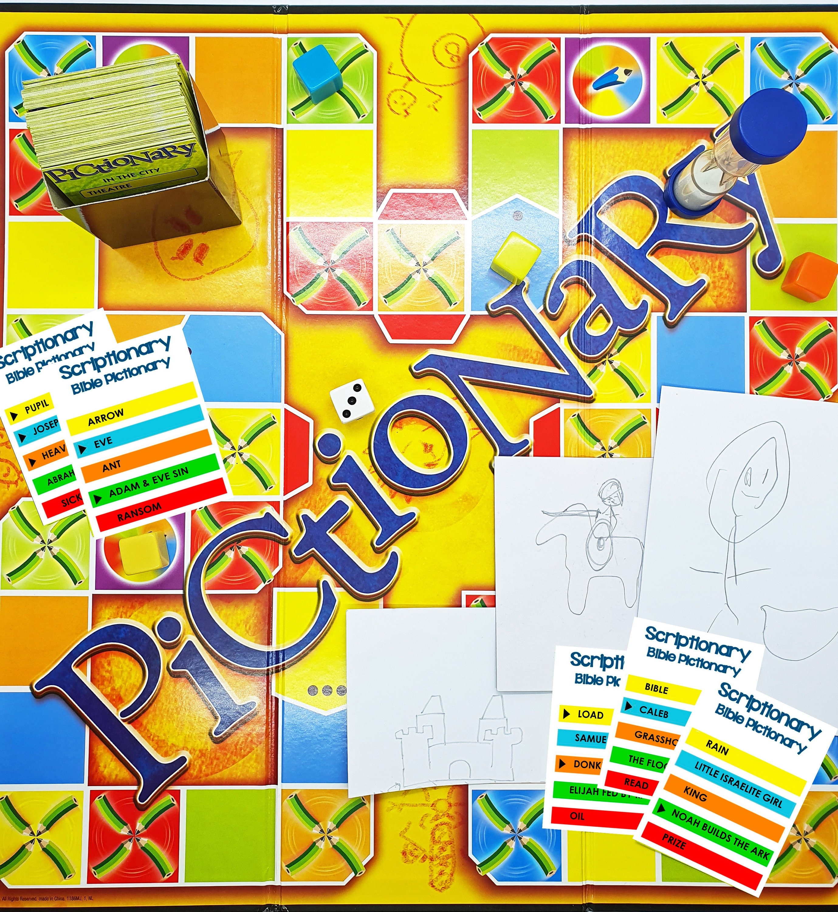 JW Game - SCRIPTIONARY - Bible Pictionary Game Cards PDF Download