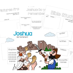 Actividad bíblica para niños de JW - JOSUE - Descargar PDF