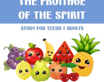 JW Fruitage of the Spirit Study Worksheets: Teens & Adults (Digital Download