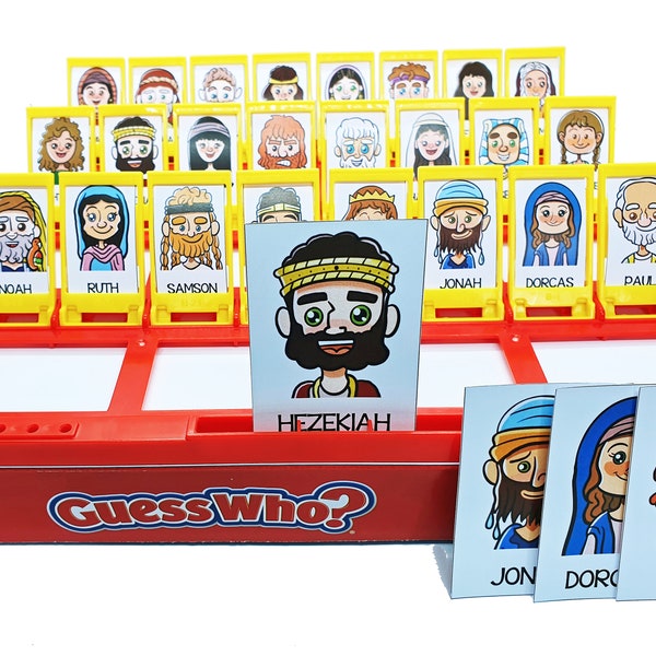 JW Kids - GUESS WHO? Set 1 - Bible Character Game Cards - pdf Download