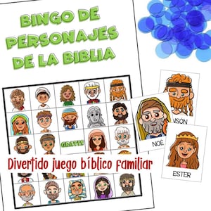SPAANS - JW Kids - Bingospel bijbelpersonages - pdf-download