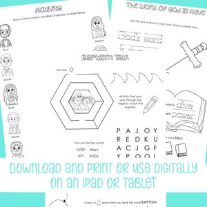 JW Kids 3-6yrs 'Enter Into God's Rest' Circuit Assembly Activity Book Instant PDF Download image 4