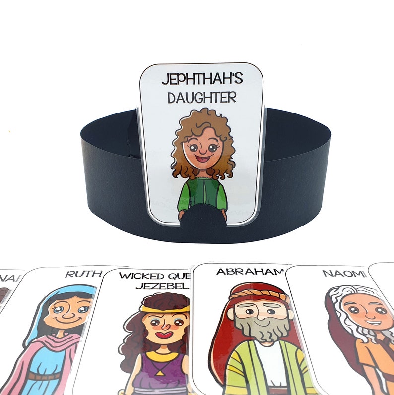Set 1 bible Character Celebrity Heads Game Cards PDF Download Etsy