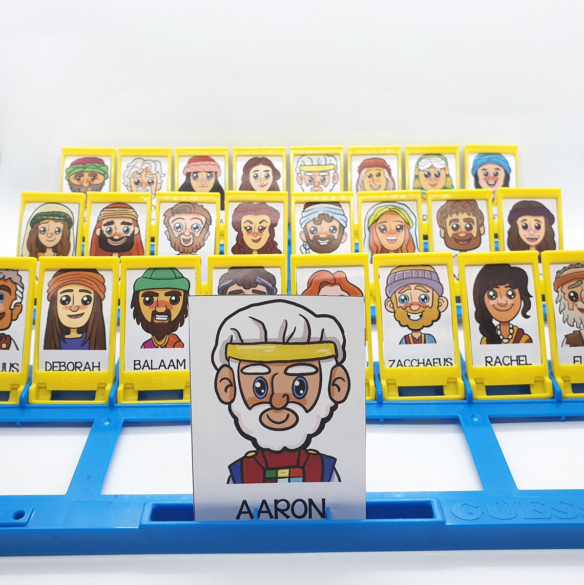 GUESS WHO Set 2 Bible Character Game Cards PDF Download - Etsy