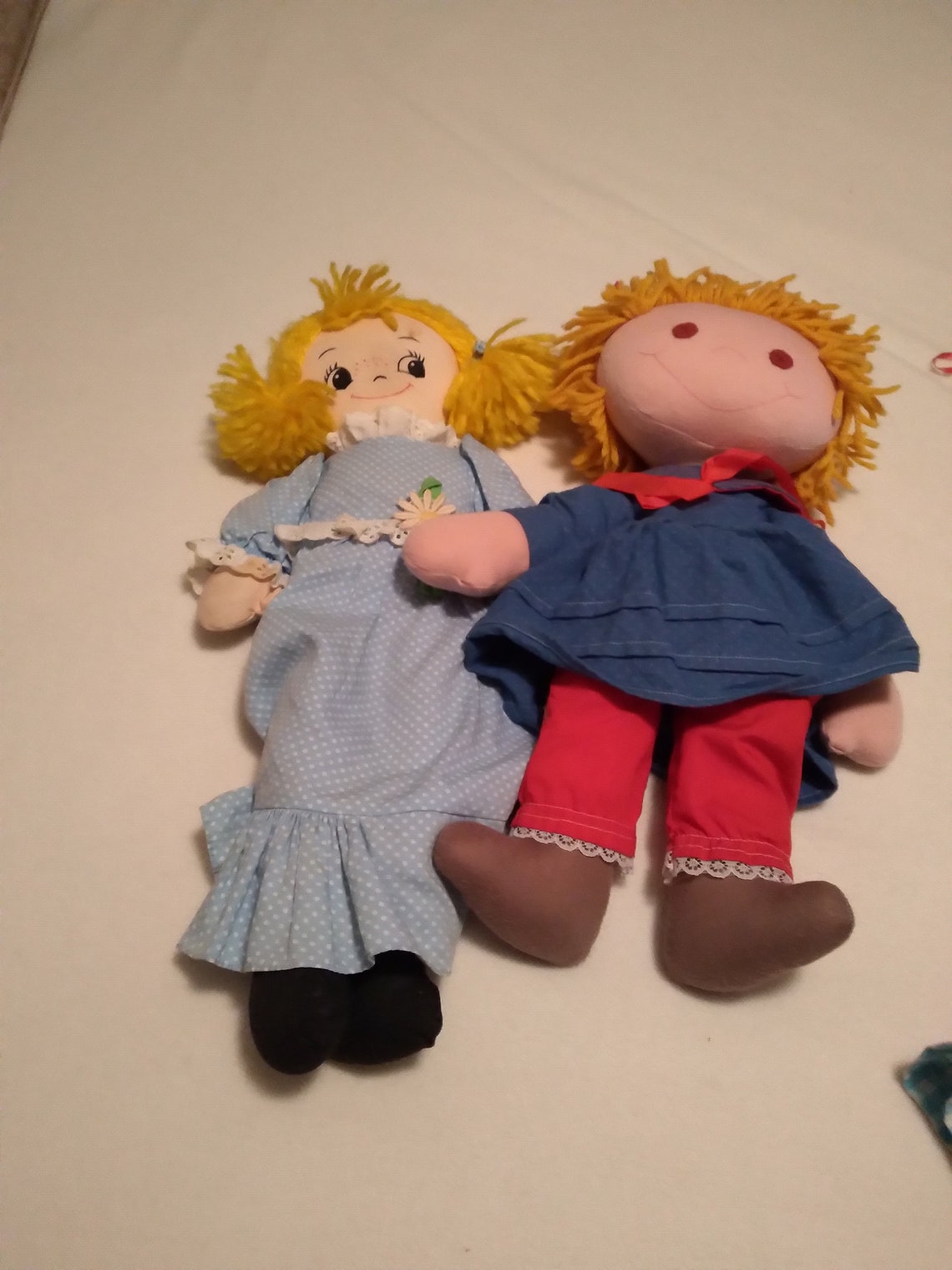 Lot of Rag Dolls Two were made in England Etsy