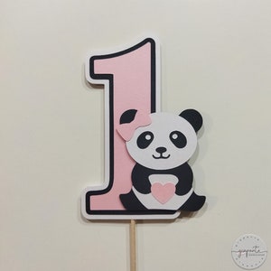 Panda Cake Topper, Panda Party, Panda Birthday, Panda Décor, Panda Bear Topper, Panda Party, Panda Bear Birthday Cake Topper, Baby Panda