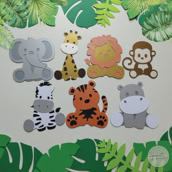 Baby Safari Animal Cutouts