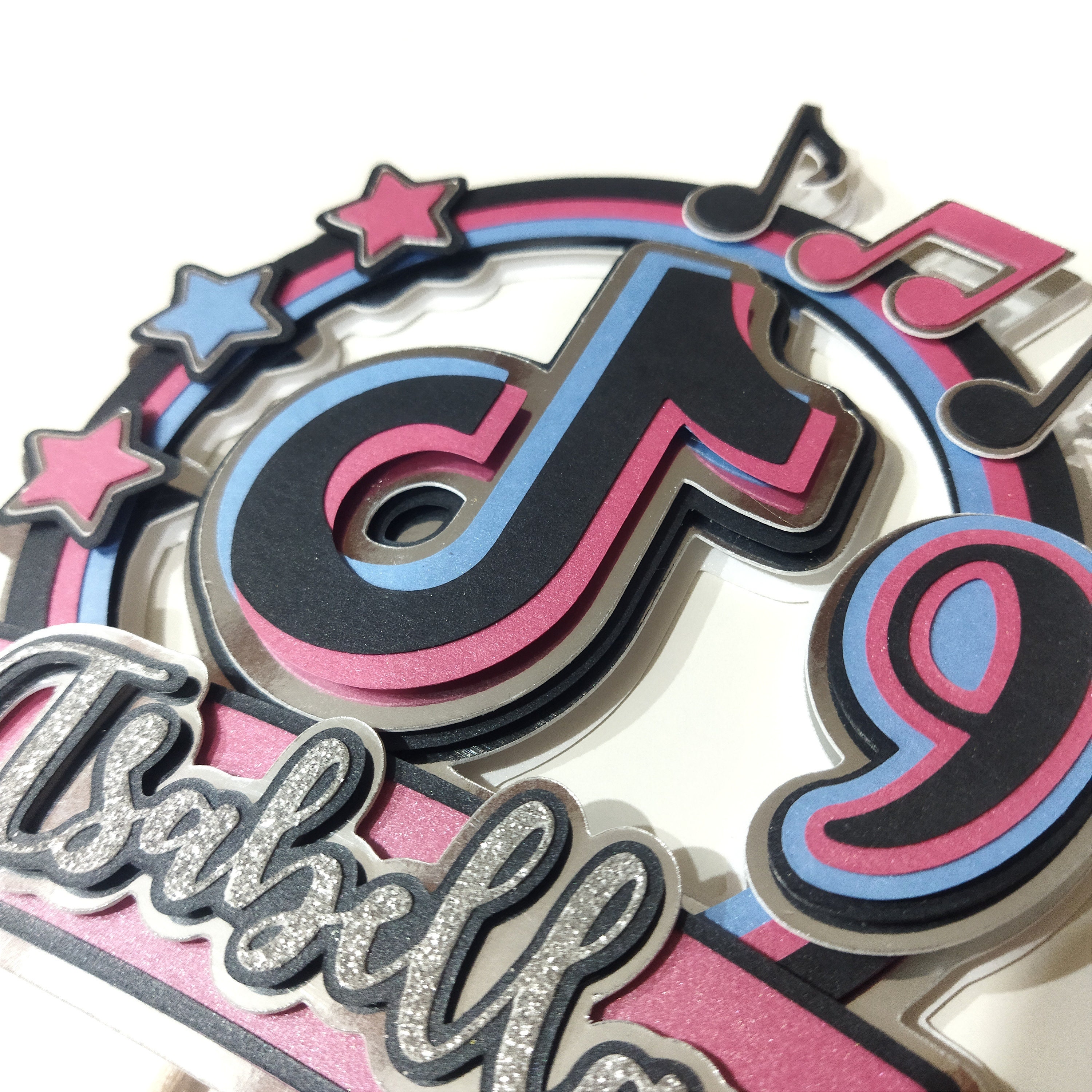 Tiktok Cake Topper Tik Tok Cake Topper Tiktok Theme Tiktok - Etsy