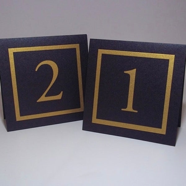Table Number Tent Etsy
