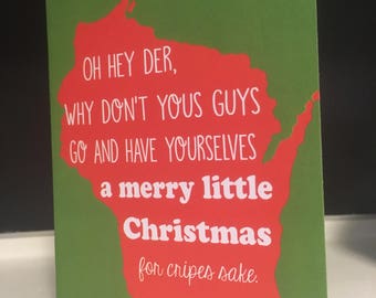 Wisconsin Christmas card