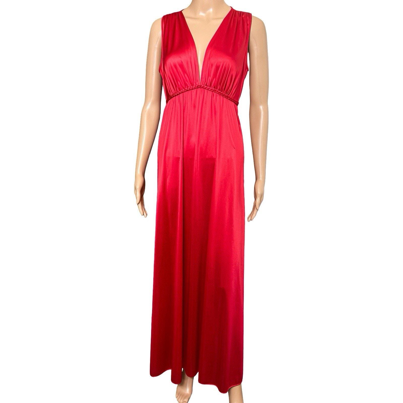 strapless open back dress Ruffle Plunge Maxi Dress Burgundy main image 1