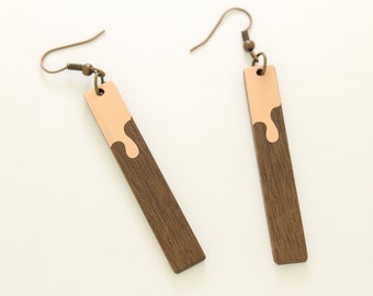 Rain drop Earrings , Handmade Earrings crafted by Mia Workshop