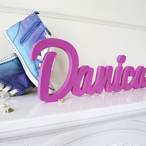 Danica, Name Signs and Plaques, Personalized Baby Name, Christmas Gift ...