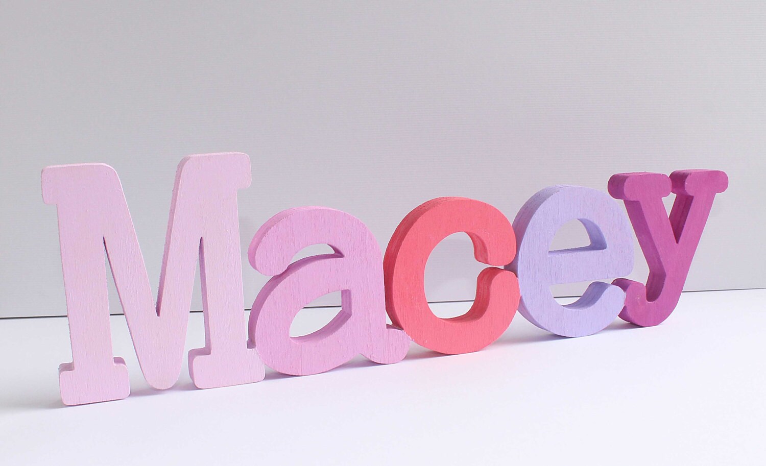 Personalised Shelf Name Sign Pick up to 5 Colours Birthday Etsy