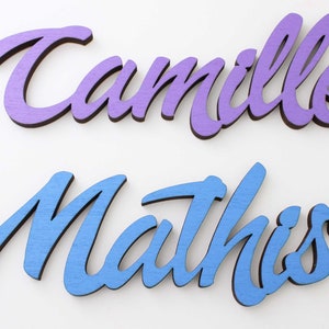 Personalized Wooden Name Sign: Nursery Wall Decor