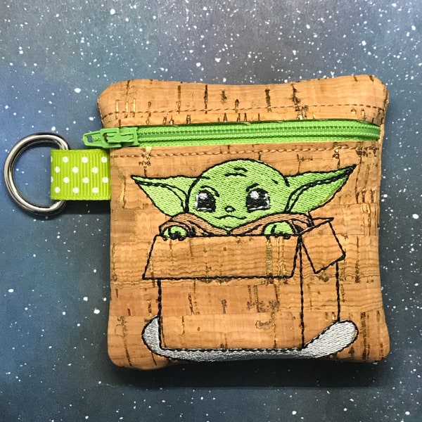 Inspired Baby Green Alien Unlined Coin Purse