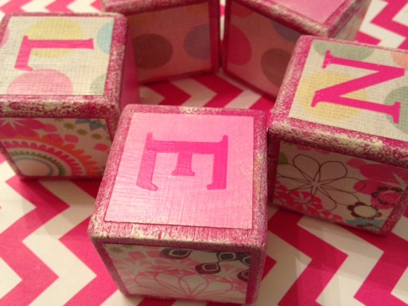 Customized Wooden Baby Blocks for Nursery & decoration Etsy