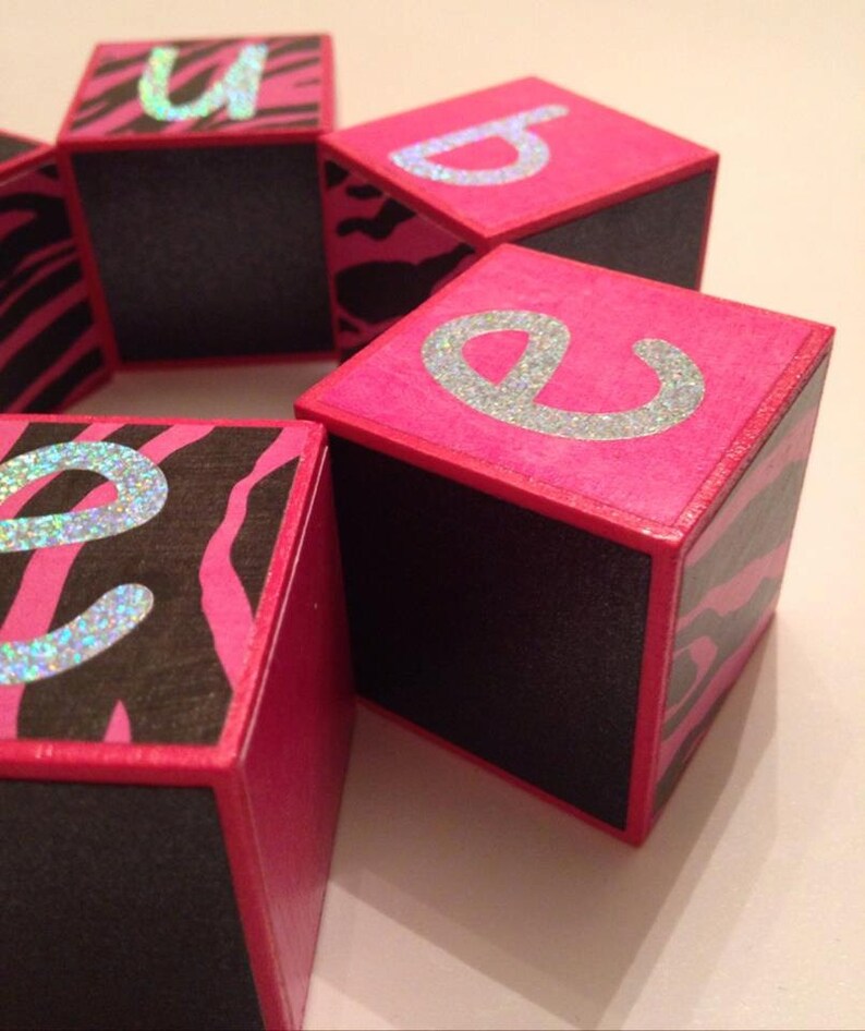 Customized Wooden Baby Blocks for Nursery & decoration Etsy