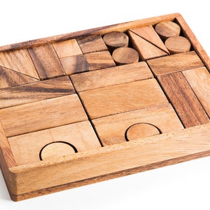 Natural Wood Building Blocks: Fun Learning for Toddlers. Montessori Toy, Educational Toys, Wooden toy, Wood Toy, Waldorf Toy, Toy for kids
