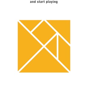 Printable Tangram Game for Kids, Instant Download 50 Tangram Game Puzzle for Kids. DIY game puzzle for kids