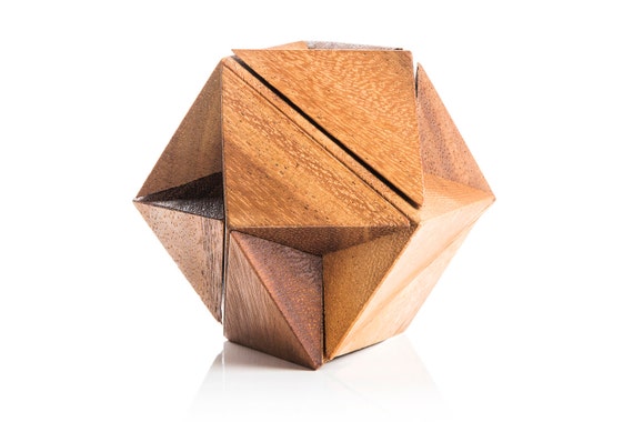 Pessimist Toestand Verward zijn Japanse cuboctaëder mechanische puzzel Houten puzzel 3D - Etsy Nederland