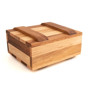 Secret Opening Puzzle Box  - wood puzzle box, escape room puzzle box, brain teaser puzzle, birthday gift