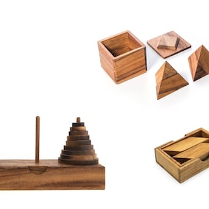 STEM Group special - set of 3 puzzle projects, STEM Math - Recommended for ages 7-14