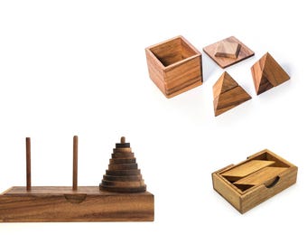 STEM Group special - set of 3 puzzle projects, STEM Math - Recommended for ages 7-14