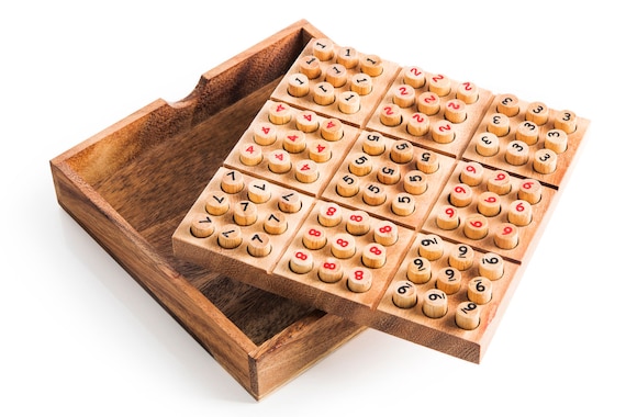 bod natuurpark Isaac Sudoku houten sudoku codeerpuzzel sudokupuzzel spel voor - Etsy België