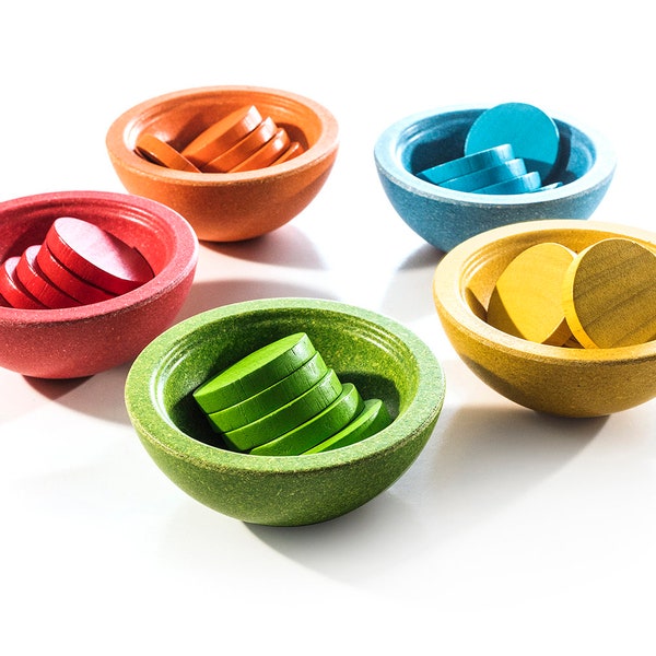 Sort & Count - Natural Wood Baby Toy, Montessori Toy, Educational Toys, Wooden toy, Toddler wood Toy, Organic Toy, Waldorf Toy