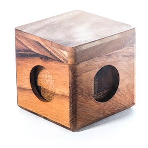 Wooden Soma Cube Puzzle, gift for architect, office desk toy, gift for mom