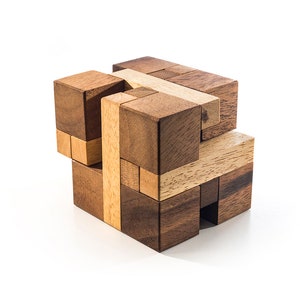 Bind Secret Opening Puzzle - Mechanical wooden brain teaser puzzles for adults, Interlocking puzzle, birthday gift, Gift For Him