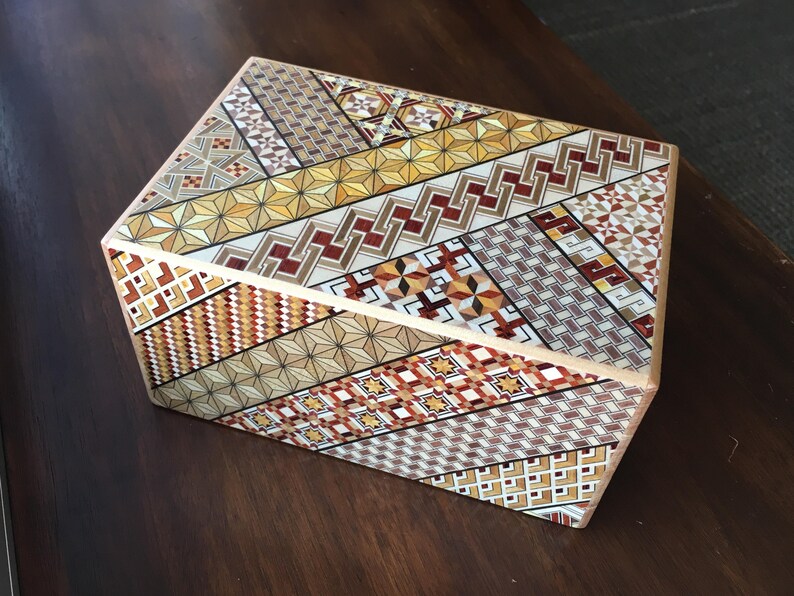 Japanese Puzzle Box 6 Sun 361 Steps Secret Puzzle Box for Etsy UK
