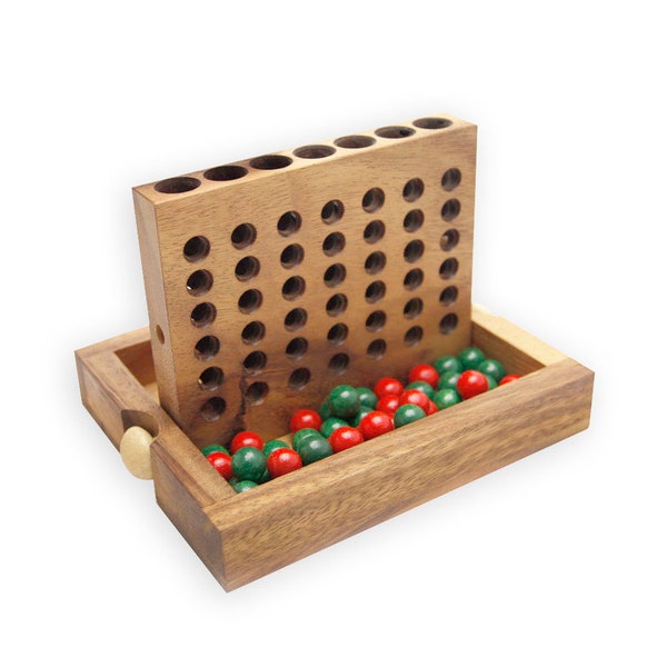 Connect 4 Game Travel Set - Four in a Row Game Set, Connect 4 strategy game, connect four,  4 In a row game for kids, table game