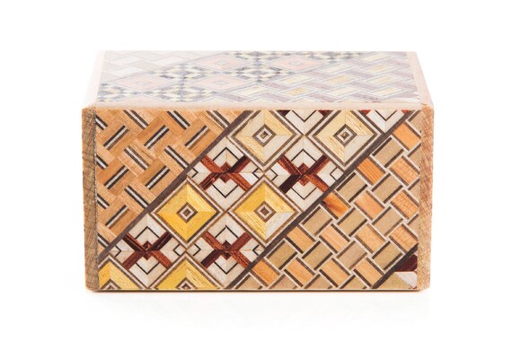 Mini Japanese Puzzle Box 2 Sun 7 Steps Koyosegi Mechanical Etsy