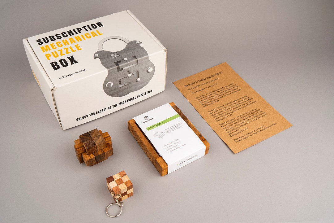 The Explorer Subscription Puzzle Box - for Experts | Challenging