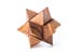 Star Puzzle - 3D wooden interlocking brain teaser puzzle, wood puzzle, wood brain teaser, wooden brain teaser puzzle, gift for smart kids 