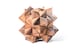 24 Piece Star - difficult wooden puzzle for adults, hard wood brain teaser puzzle, 3D interlocking wood puzzle, gift for architect 