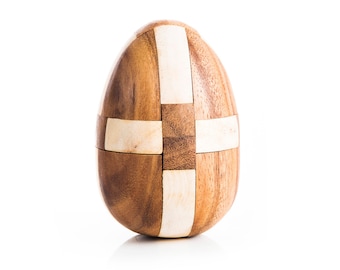 Japanese wooden Egg Puzzle - The Perfect Gift for Men! Can Your Boyfriend Crack It?