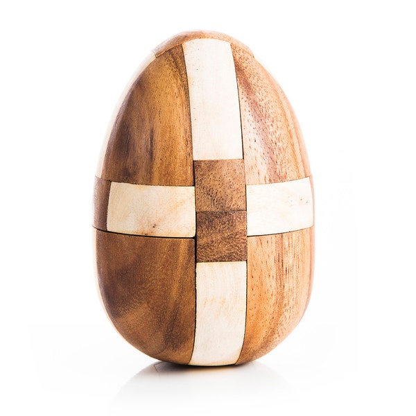 Japanese wooden Egg Puzzle - The Perfect Gift for Men! Can Your Boyfriend Crack It?