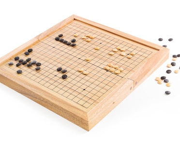 Jeu De Go Vintage ISY – Très Rare – Plateau Carton, Pierres Bois Et Plastique