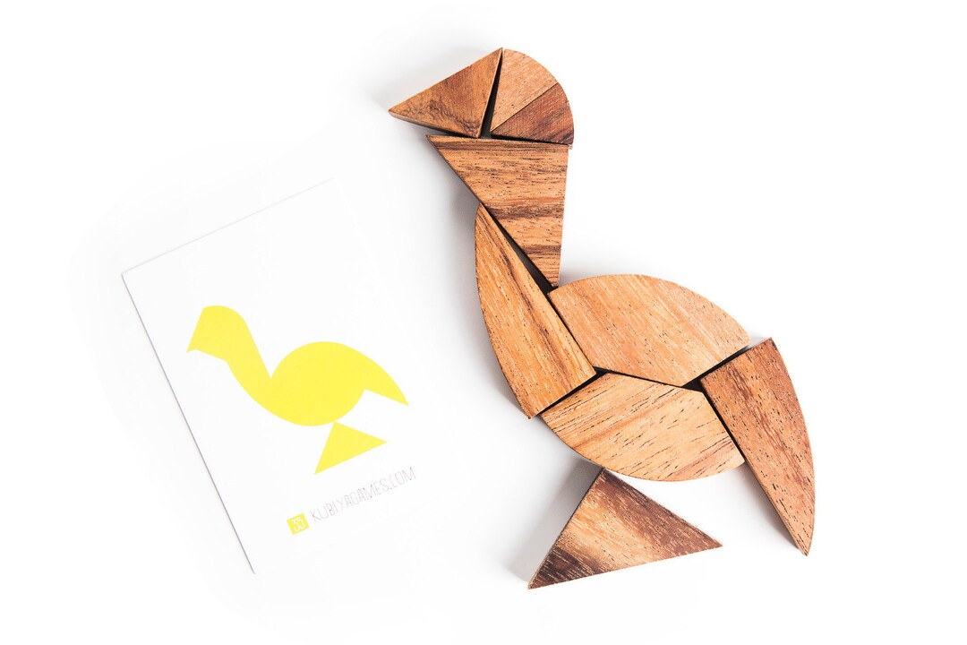 Find the Dinosaur Game Set - 55 Tangram Dinosaurs Challenge Cards ...