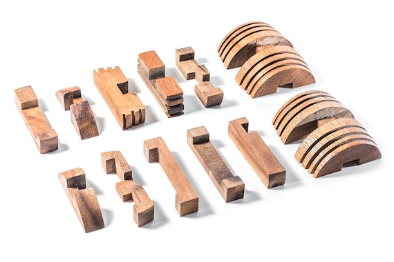 Japanese Barrel Puzzle - Kumiki Puzzle, Japanese Interlocking