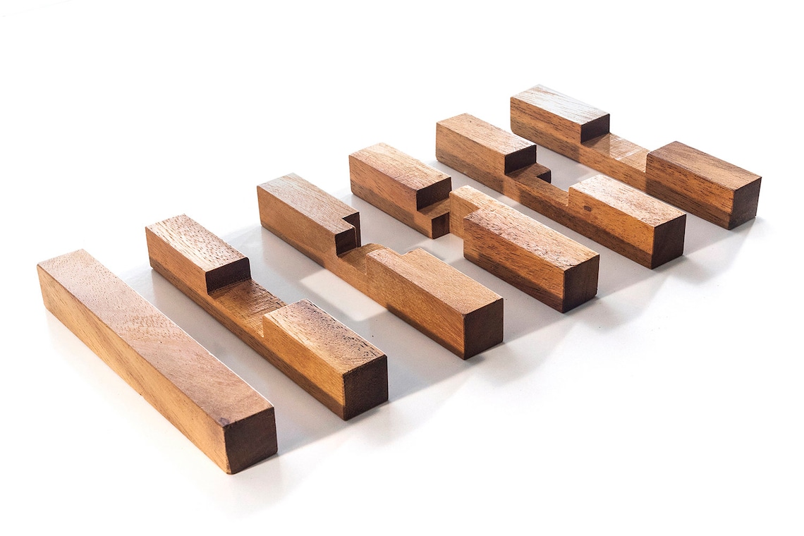 Cross Knot Burr Puzzle Japanese Interlocking Puzzle Etsy