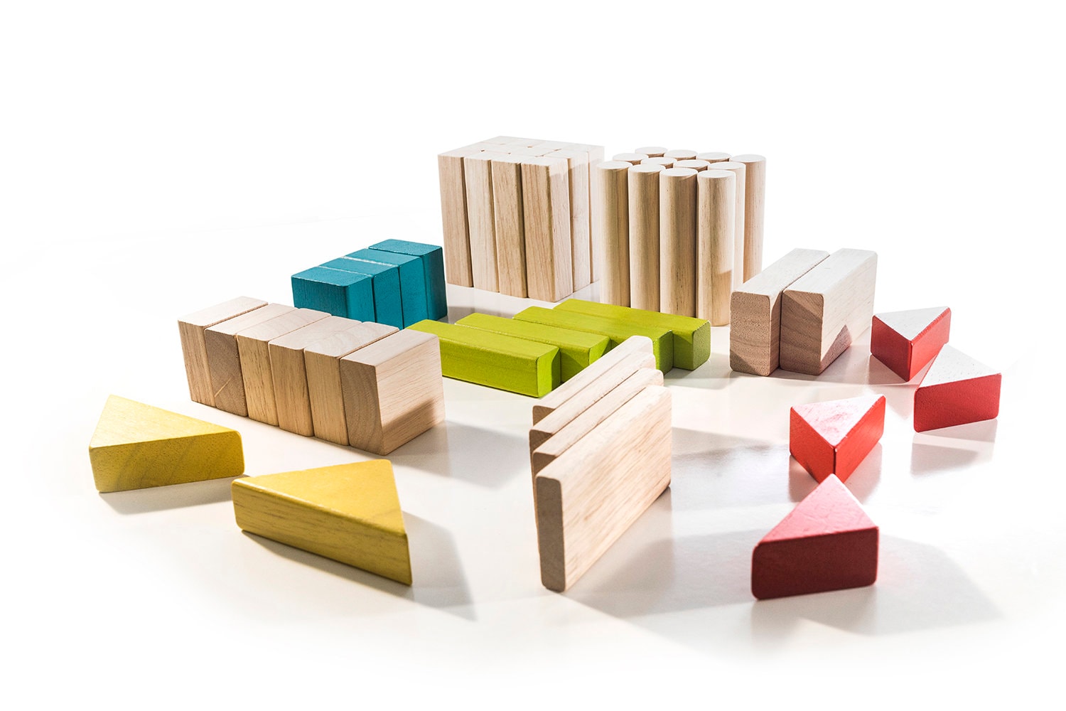 Natural Wooden Montessori Toy Building Blocks - Waldorf Toy, Natural ...