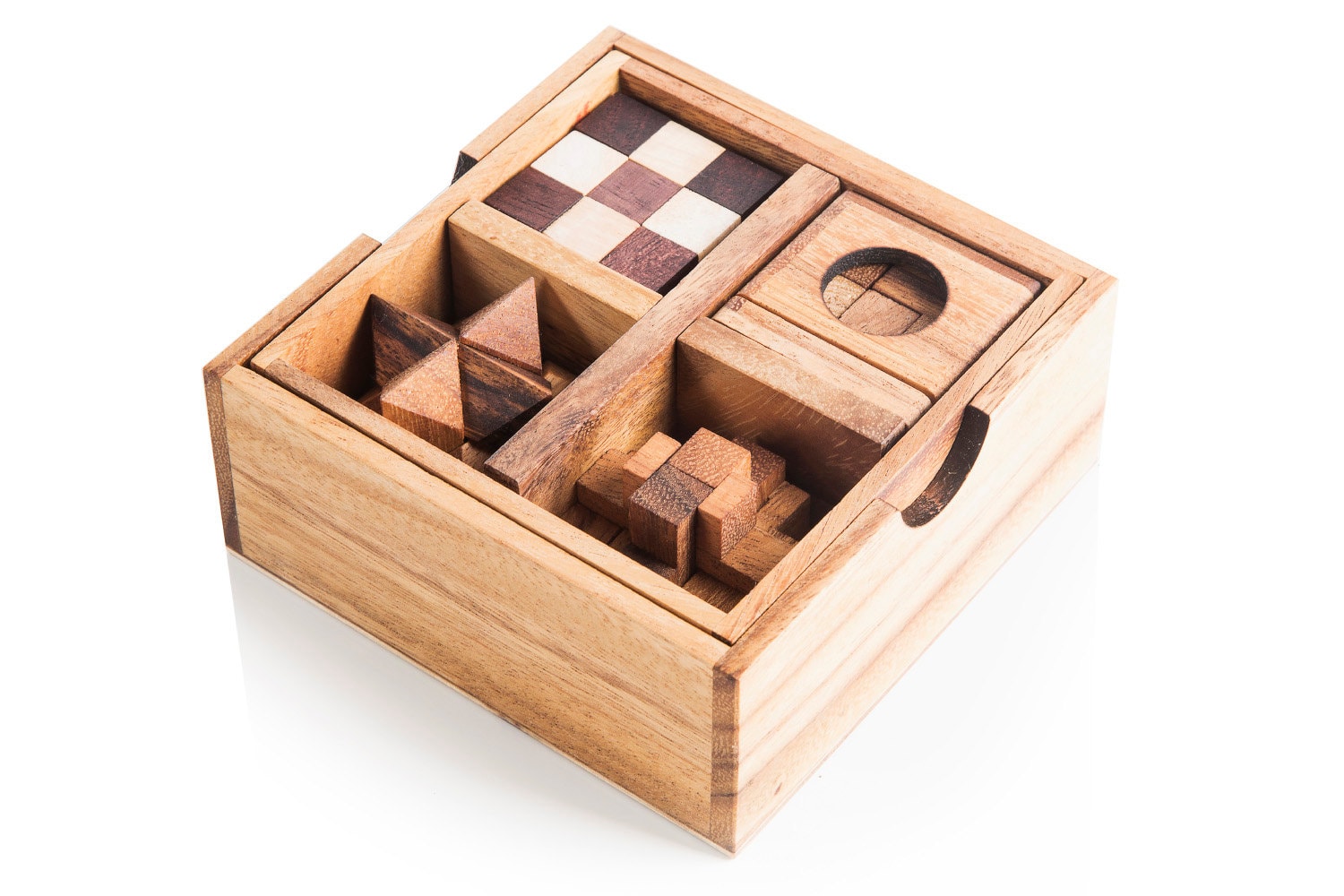 12 Escape Room Wooden Brain Teaser Puzzle Gift Set