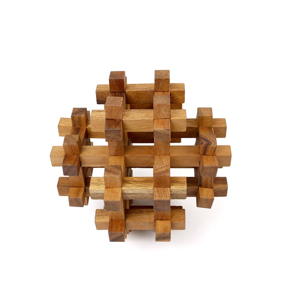 3D Puzzle Cross, 12 Piece Burr, 3D Wooden Brain Teaser Puzzle, Burr Puzzle,  Wood Puzzle, Brain Teaser, 3dpuzzle, Mind Game, Educational Game -   Sweden