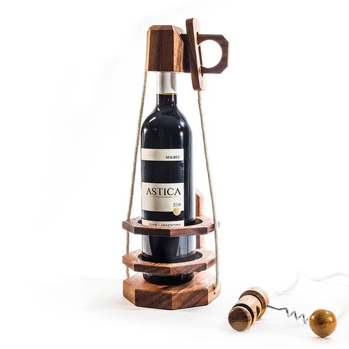 Wine Stopper Lock Party Game Escape Room Tricky Lock Etsy