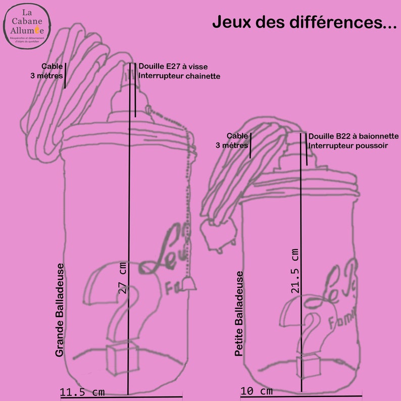 Licorne Lamp Le Bocal Allum\u00e9