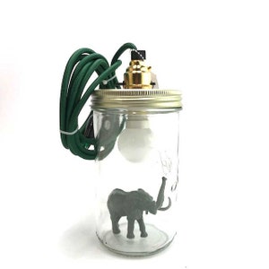 El Francés Lit Bocal - El Elefante - Lámpara para poner - andador - Para personalizar / El Tarro Francés - El Elefante - Para personalizar